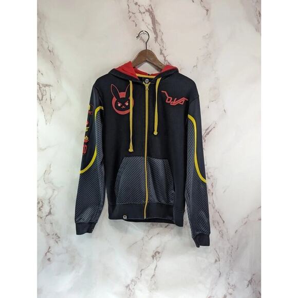 JINX Hoodie Men Small Meka D Va APM KR Blizzard Play To Win Sweatshirt Jacket - Picture 1 of 13